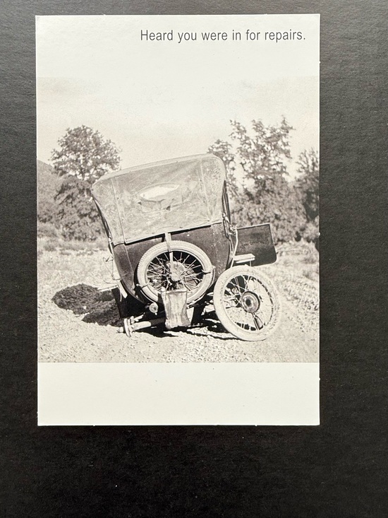 Other - Vintage Liquors Storefront Sepia Photo Print Birthday card.